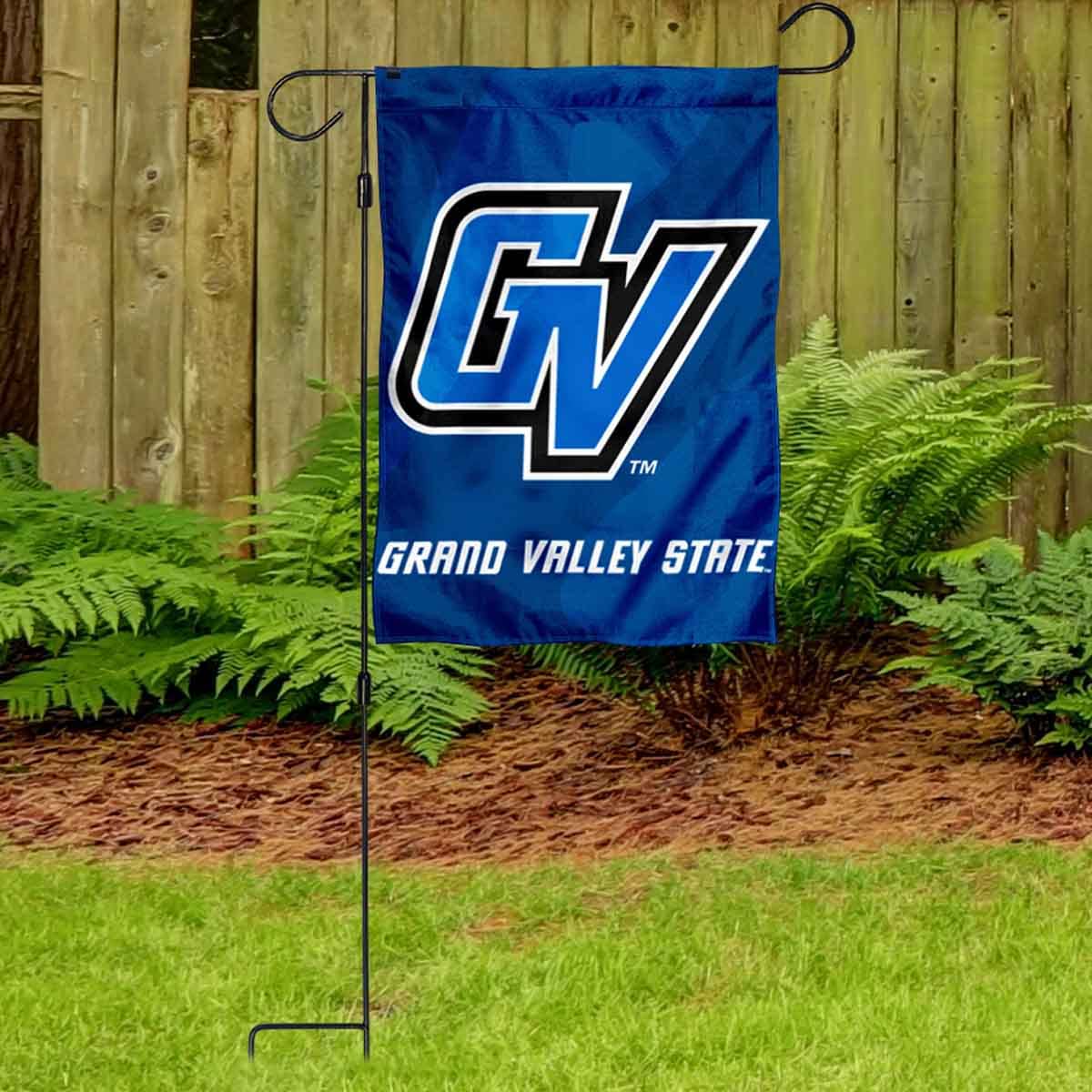 College Flags & Banners Co. Grand Valley State University Garden Flag and Flag Stand Holder Flagpole Set - Sports Collectibles, Sports Memorabilia, Sports Fan Shop, Sports Gifts