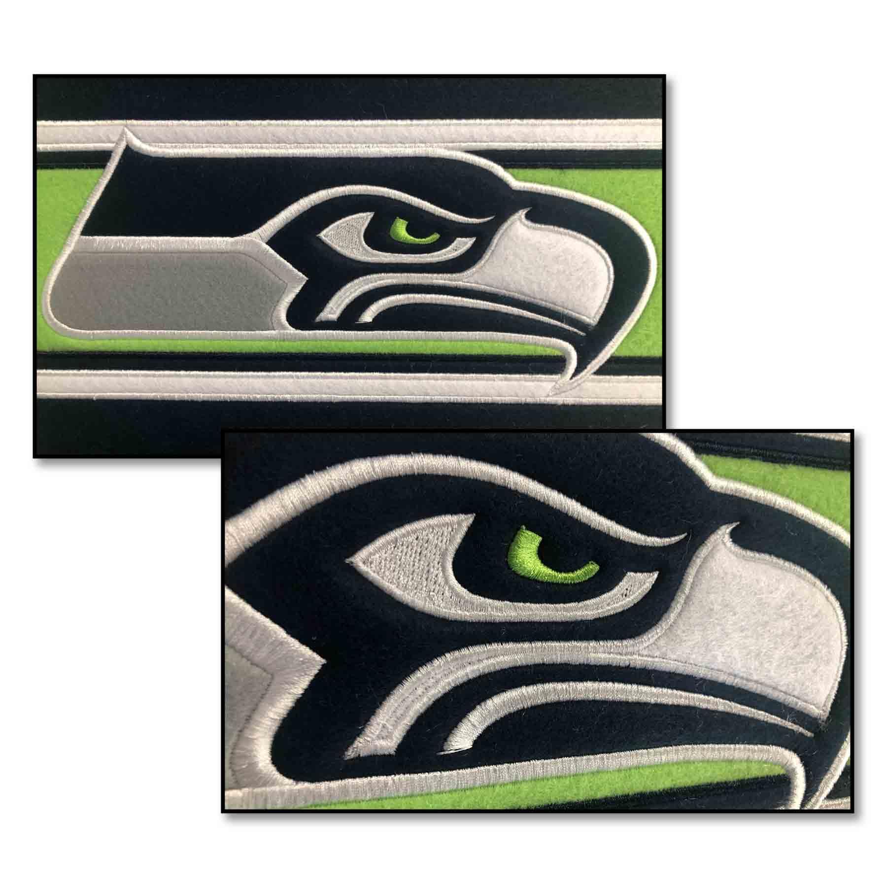 WinCraft Seattle Seahawks Embroidered and Sewn Pennant - Sports Collectibles, Sports Memorabilia, Sports Fan Shop, Sports Gifts