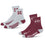 For Bare Feet NCAA Mississippi State Bulldogs Quarter Sock Two Pack Team Colors Large - Sports Gifts, Sports Memorabilia, Sports Collectibles, Fan Shop