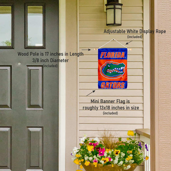 College Flags & Banners Co. Florida Gators Banner for Windows Doors and Walls - Sports Collectibles, Sports Memorabilia, Sports Fan Shop, Sports Gifts