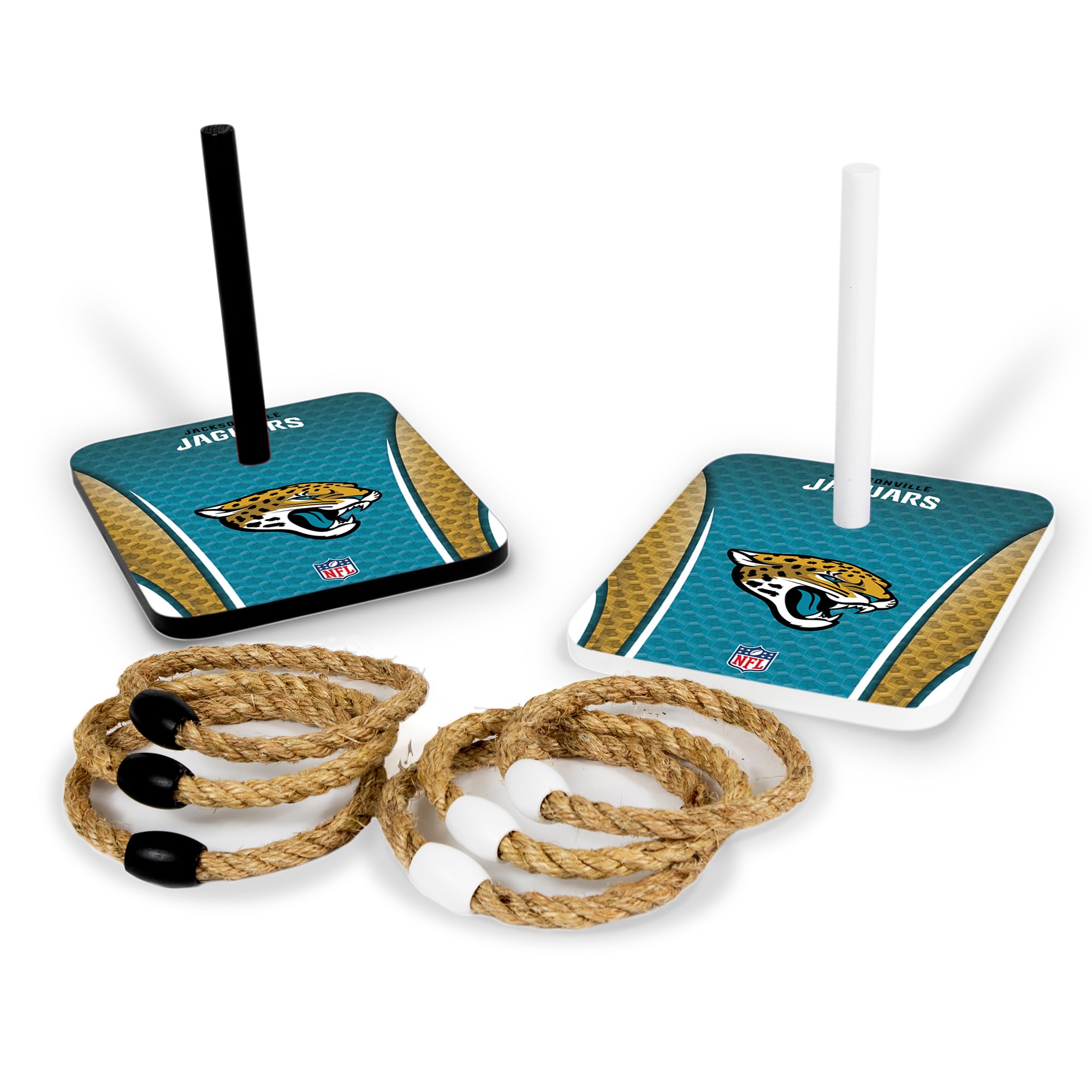 Wild Sports NFL Quoits Set with Direct Print HD Team Graphics – Tailgate Ring Toss Game – Great Gift for Any Football Fan! Ring Toss Family Outdoor Games for The Beach, BBQ, or Tailgate Party - Sports Collectibles, Sports Memorabilia, Sports Fan Shop, Sports Gifts