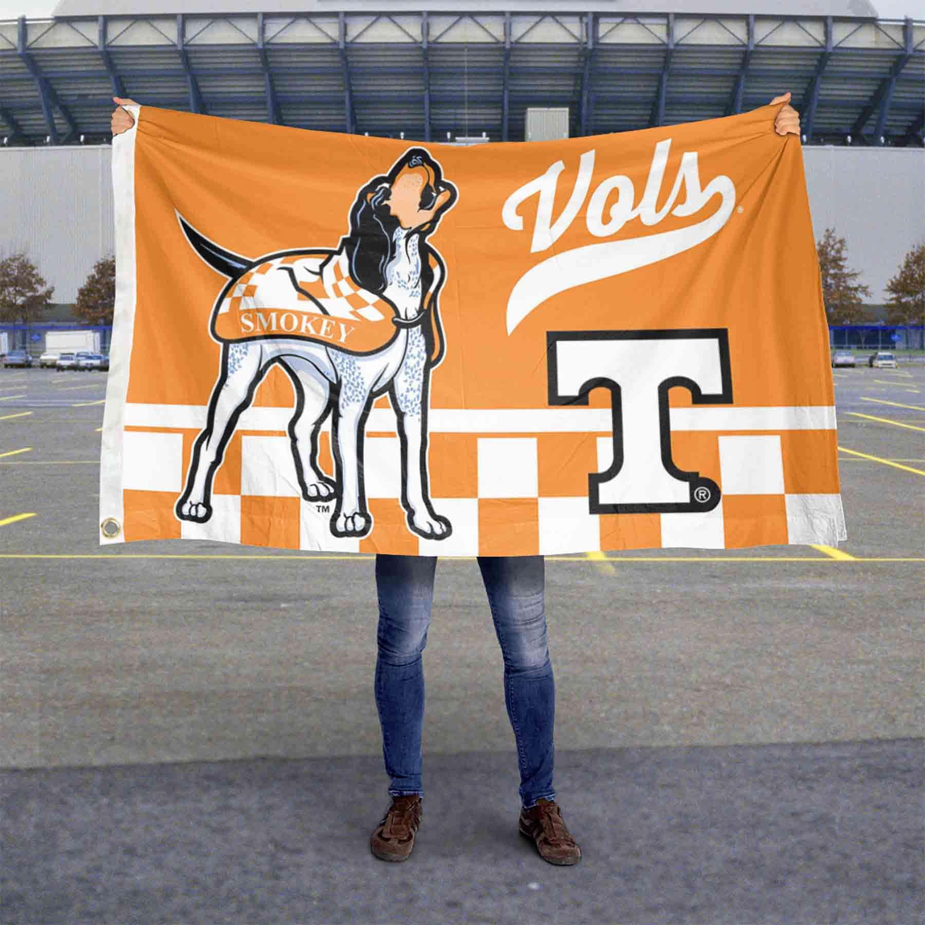 College Flags & Banners Co. Tennessee Volunteers 3x5 Banner Flag - Sports Collectibles, Sports Memorabilia, Sports Fan Shop, Sports Gifts