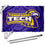 College Flags & Banners Co. Tennessee Tech Golden Eagles Flag and Pole Bracket Mount Bundle - Sports Collectibles, Sports Memorabilia, Sports Fan Shop, Sports Gifts