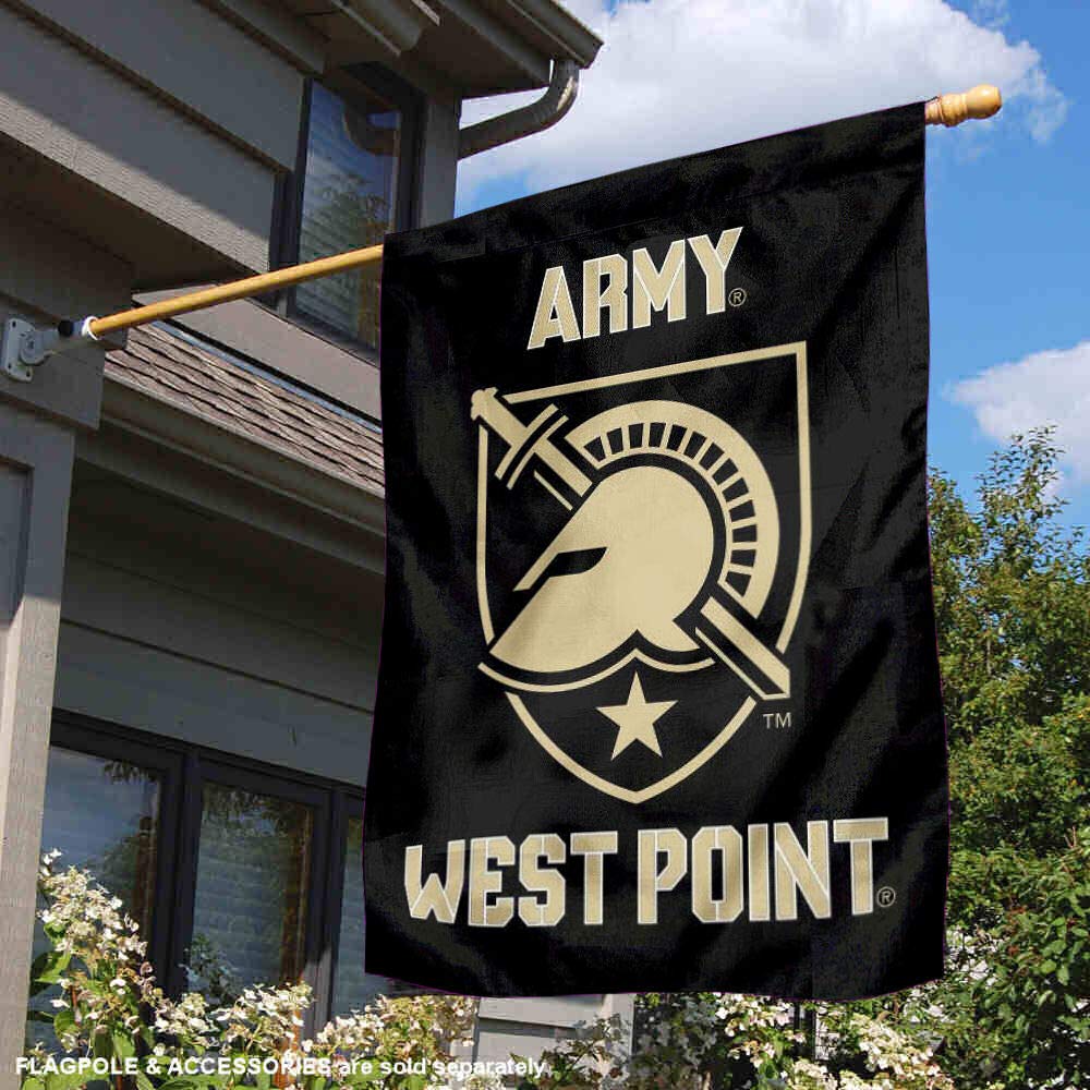 College Flags & Banners Co. Army Black Knights Athena Shield Double Sided House Flag - Sports Collectibles, Sports Memorabilia, Sports Fan Shop, Sports Gifts