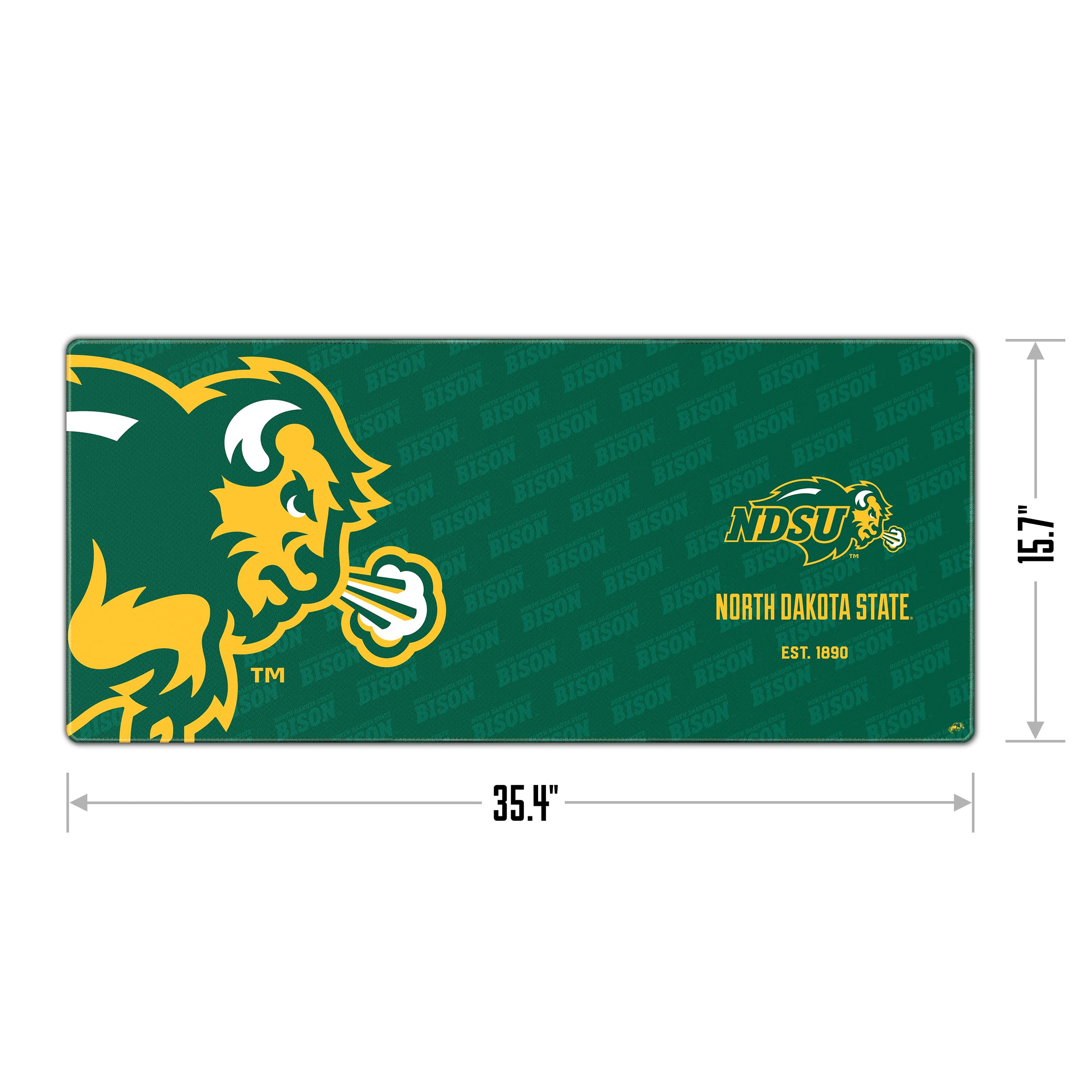 YouTheFan NCAA North Dakota State Bison Logo Series Desk Pad - Sports Collectibles, Sports Memorabilia, Sports Fan Shop, Sports Gifts