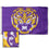 College Flags & Banners Co. Louisiana State LSU Tigers Tiger Head Embroidered and Stitched Nylon Flag - Sports Collectibles, Sports Memorabilia, Sports Fan Shop, Sports Gifts