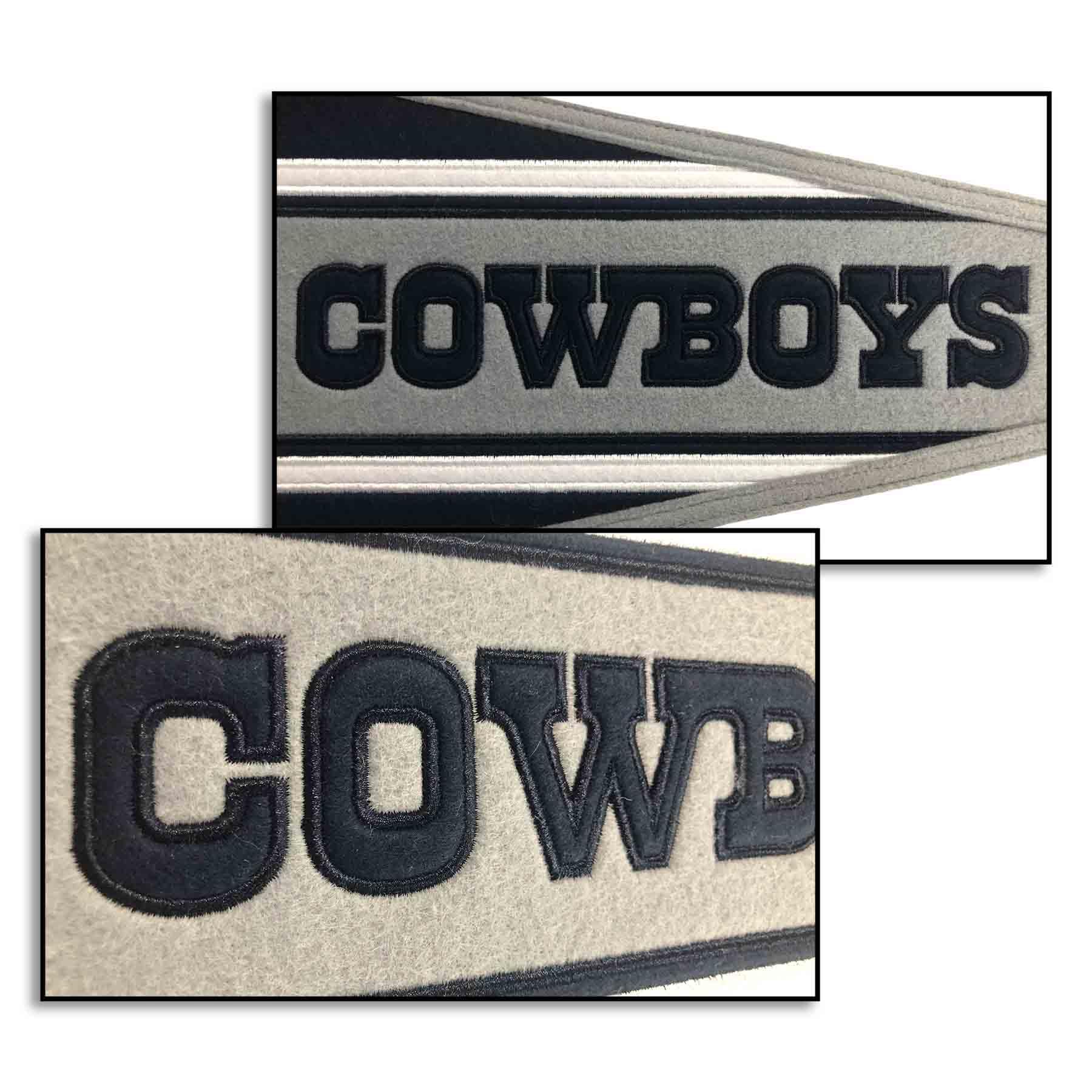 WinCraft Dallas Cowboys Embroidered and Sewn Pennant - Sports Collectibles, Sports Memorabilia, Sports Fan Shop, Sports Gifts