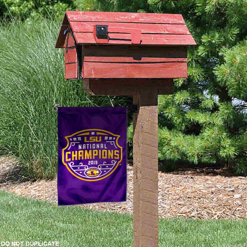 Louisiana State LSU Tigers College Football Playoff National Championship Garden Banner Flag - Sports Collectibles, Sports Memorabilia, Sports Fan Shop, Sports Gifts