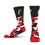 For Bare Feet NCAA CINCINNATI BEARCATS Shattered Camo Crew Sock Team Color Large - Sports Gifts, Sports Memorabilia, Sports Collectibles, Fan Shop