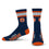 For Bare Feet NCAA Auburn Tigers 4 Stripe Deuce Crew Sock Team Color LARGE - Sports Gifts, Sports Memorabilia, Sports Collectibles, Fan Shop