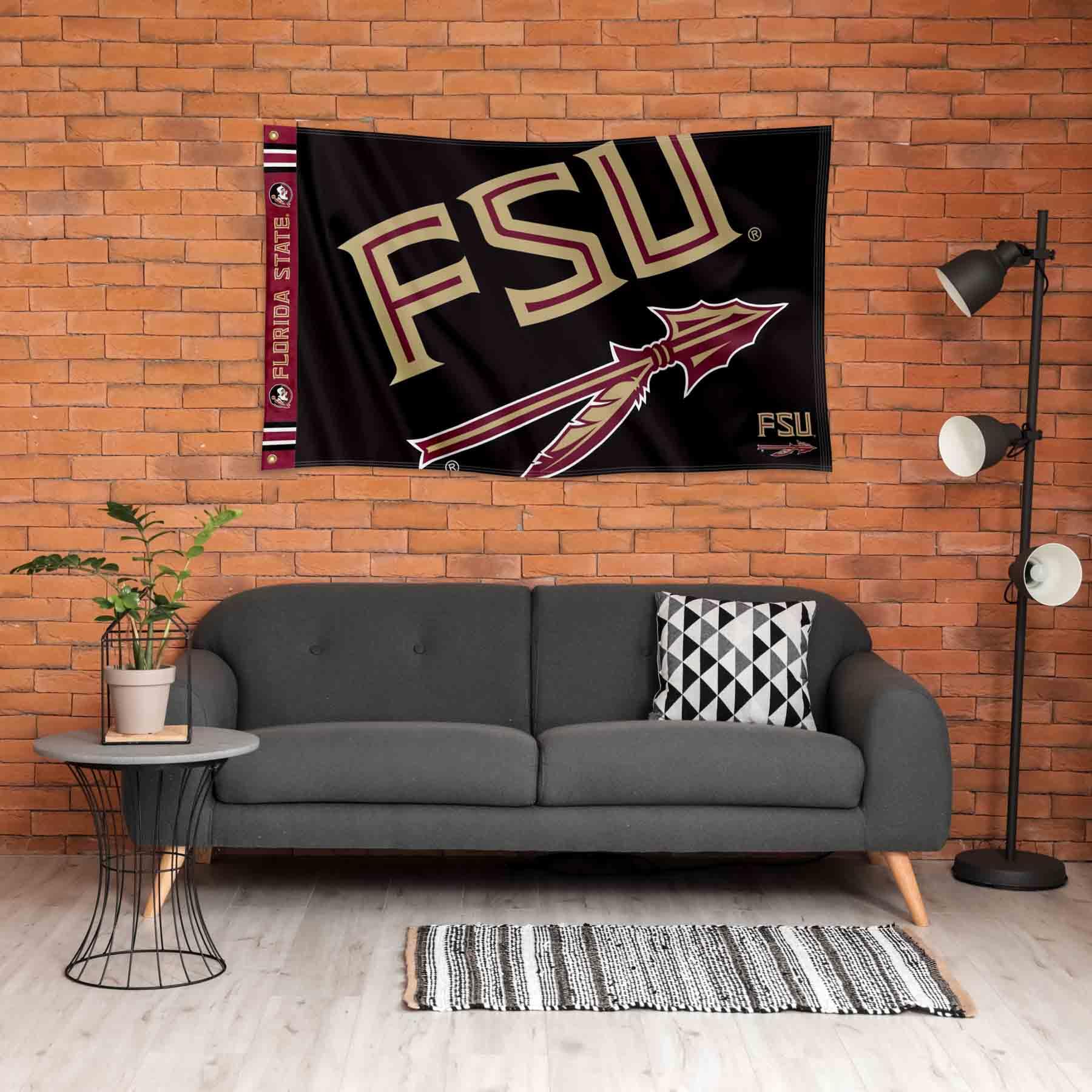 College Flags & Banners Co. Florida State FSU Noles Bold Logo Premium Flag - Sports Collectibles, Sports Memorabilia, Sports Fan Shop, Sports Gifts