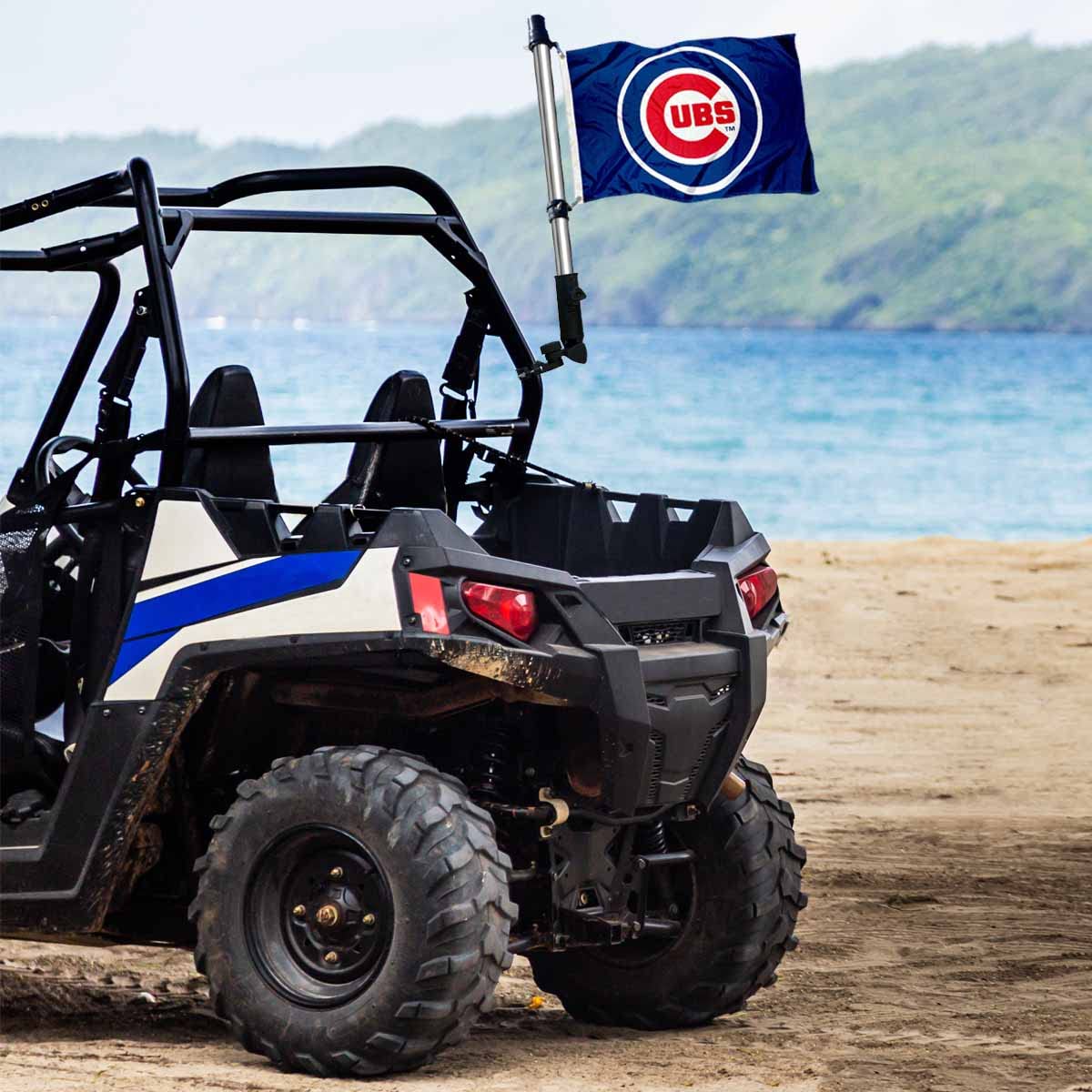 WinCraft Chicago Baseball Boat and Golf Cart Flag - Sports Collectibles, Sports Memorabilia, Sports Fan Shop, Sports Gifts