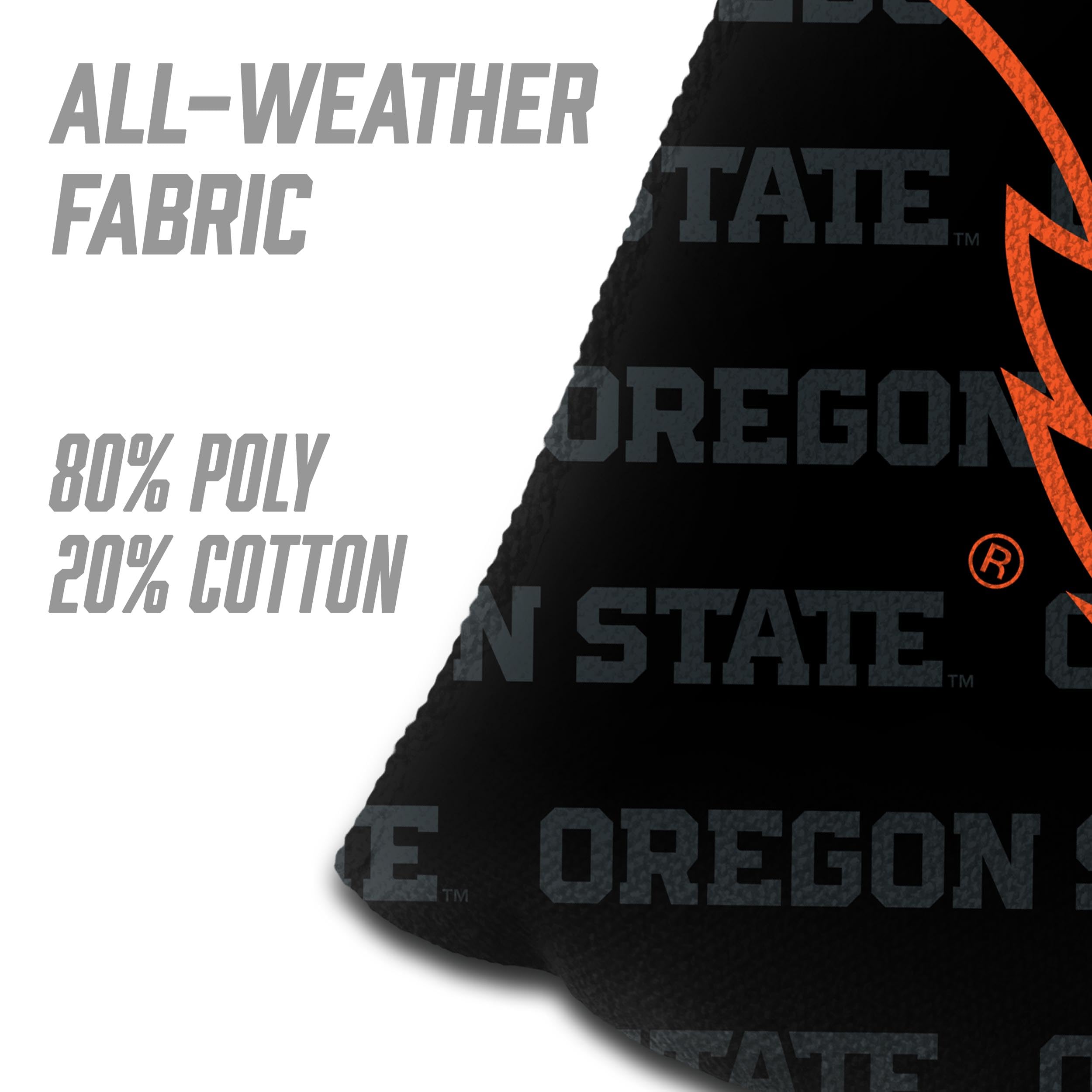 YouTheFan NCAA Oregon State Beavers Cornhole Bags - 4PK - Black - Sports Collectibles, Sports Memorabilia, Sports Fan Shop, Sports Gifts