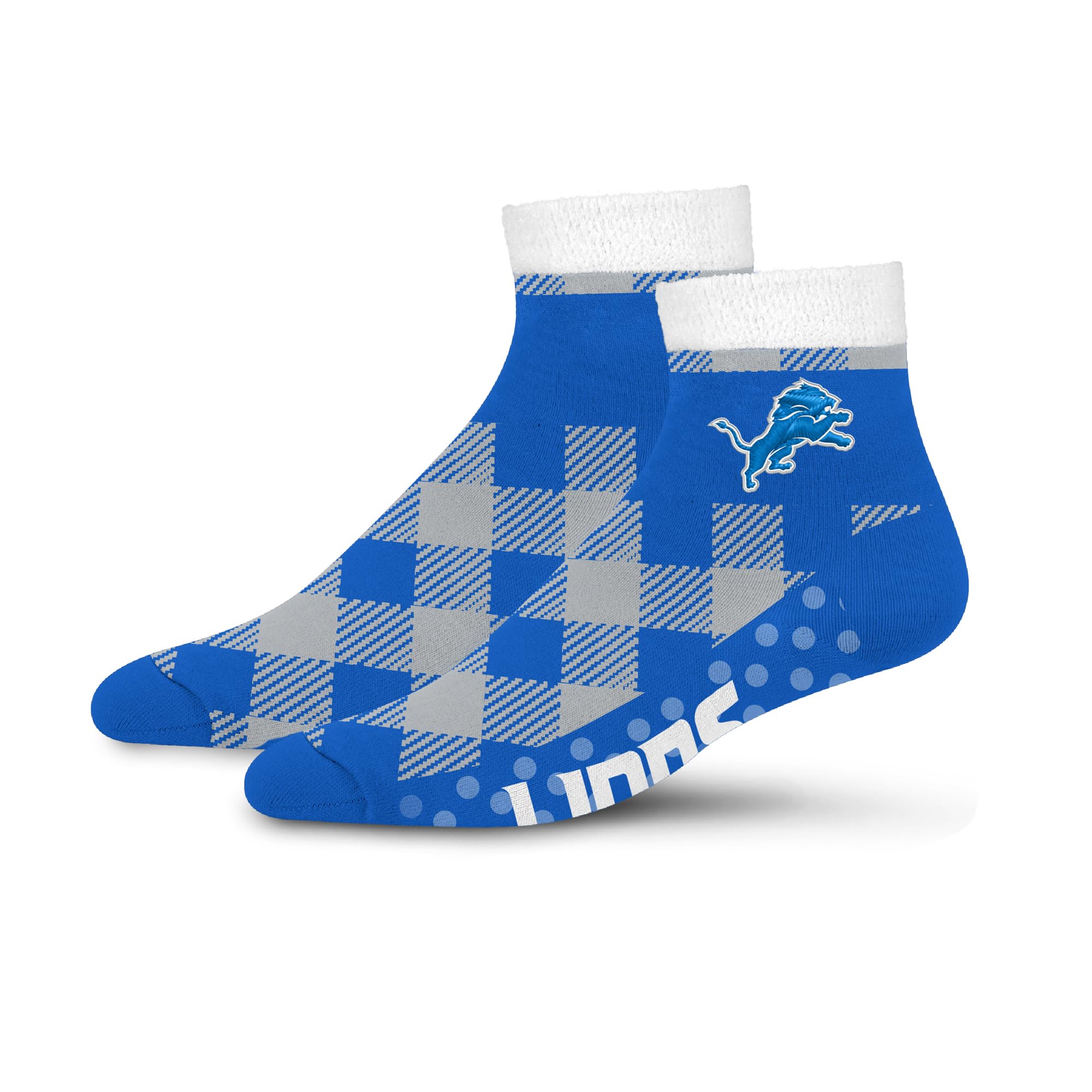 For Bare Feet NFL DETROIT LIONS Cozy Buff Plush Cabin Sock Team Color OSFM - Sports Gifts, Sports Memorabilia, Sports Collectibles, Fan Shop