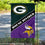 WinCraft House Divided Packers and Vikings Double Sided Garden Flag - Sports Collectibles, Sports Memorabilia, Sports Fan Shop, Sports Gifts