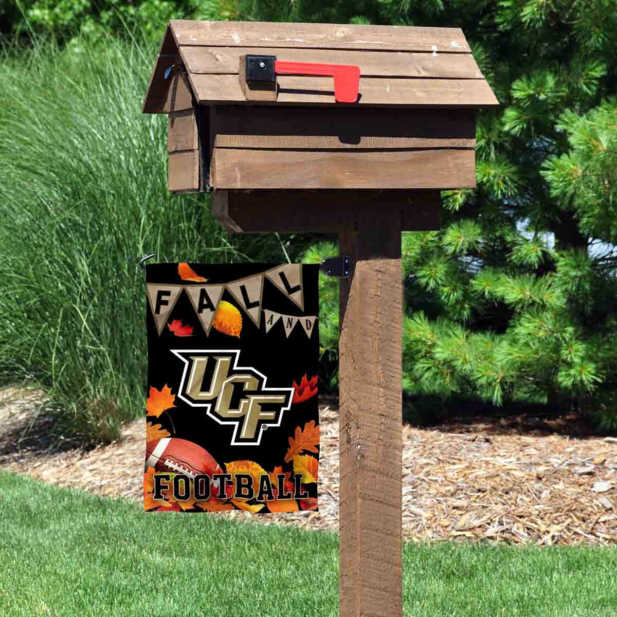 College Flags & Banners Co. Central Florida Knights Fall Leaves Football Season Garden Yard Flag - Sports Collectibles, Sports Memorabilia, Sports Fan Shop, Sports Gifts