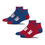 For Bare Feet NFL NEW YORK GIANTS Front and Center 2 Pack Team Colors Large - Sports Gifts, Sports Memorabilia, Sports Collectibles, Fan Shop
