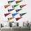 Mid-American Conference MAC College Pennant Set - Sports Collectibles, Sports Memorabilia, Sports Fan Shop, Sports Gifts