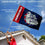 College Flags & Banners Co. Gonzaga Bulldogs Flag with Pole and Bracket Complete Set - Sports Collectibles, Sports Memorabilia, Sports Fan Shop, Sports Gifts