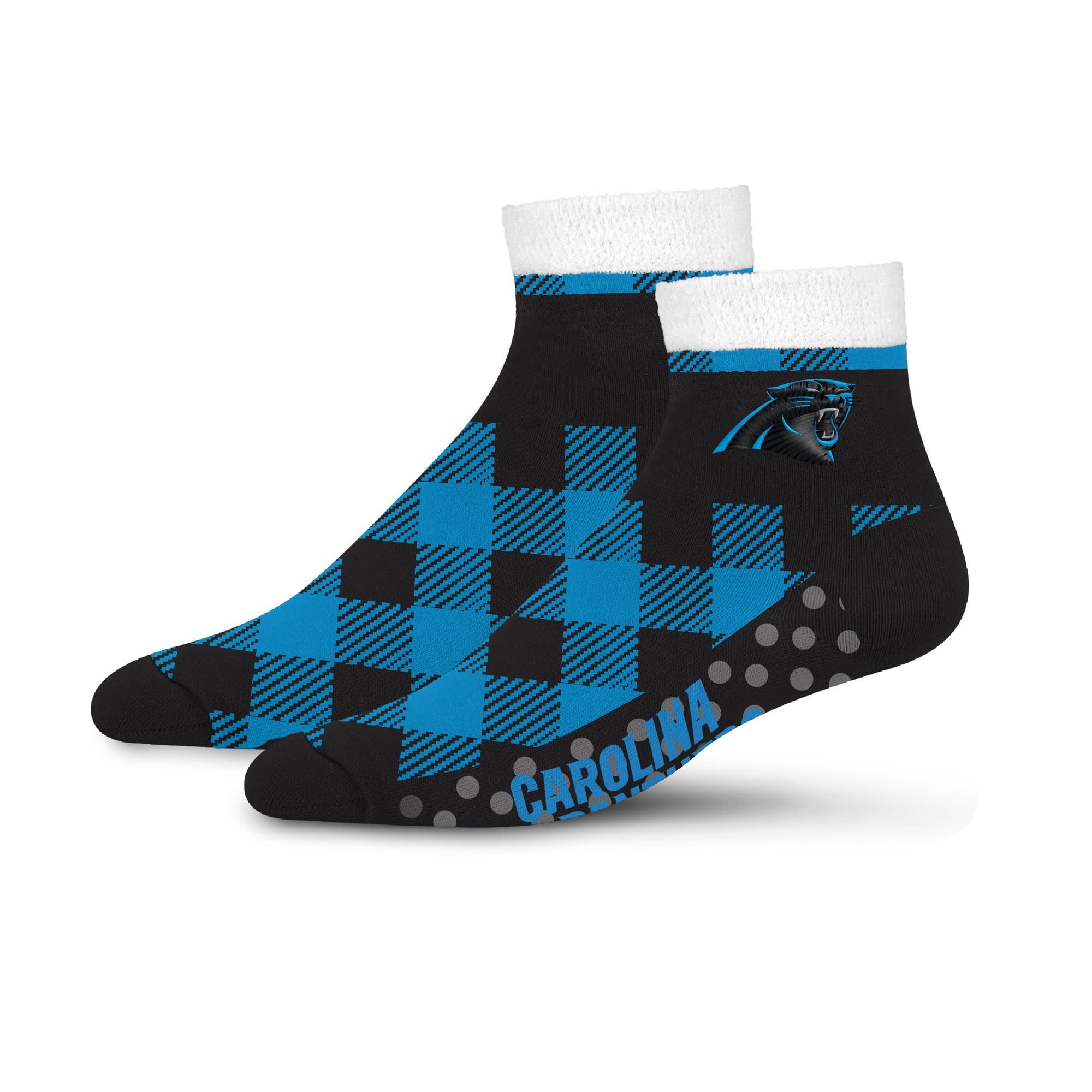 For Bare Feet NFL CAROLINA PANTHERS Cozy Buff Plush Cabin Sock Team Color OSFM - Sports Gifts, Sports Memorabilia, Sports Collectibles, Fan Shop