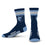 For Bare Feet NBA MEMPHIS GRIZZLIES 4 Stripe Deuce Crew Sock Team Color Large