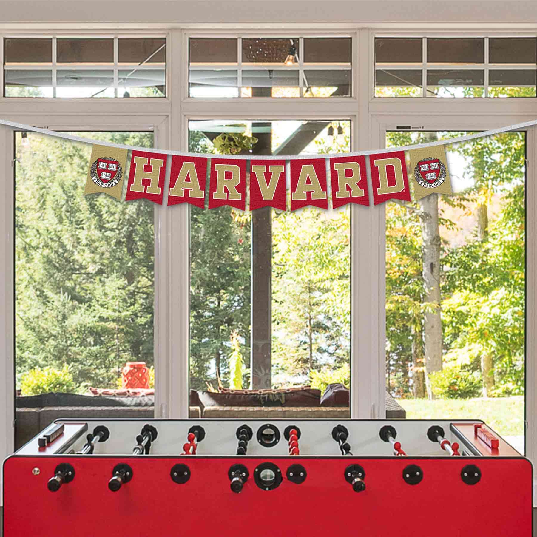 Harvard Crimson Banner String Pennant Flags - Sports Collectibles, Sports Memorabilia, Sports Fan Shop, Sports Gifts