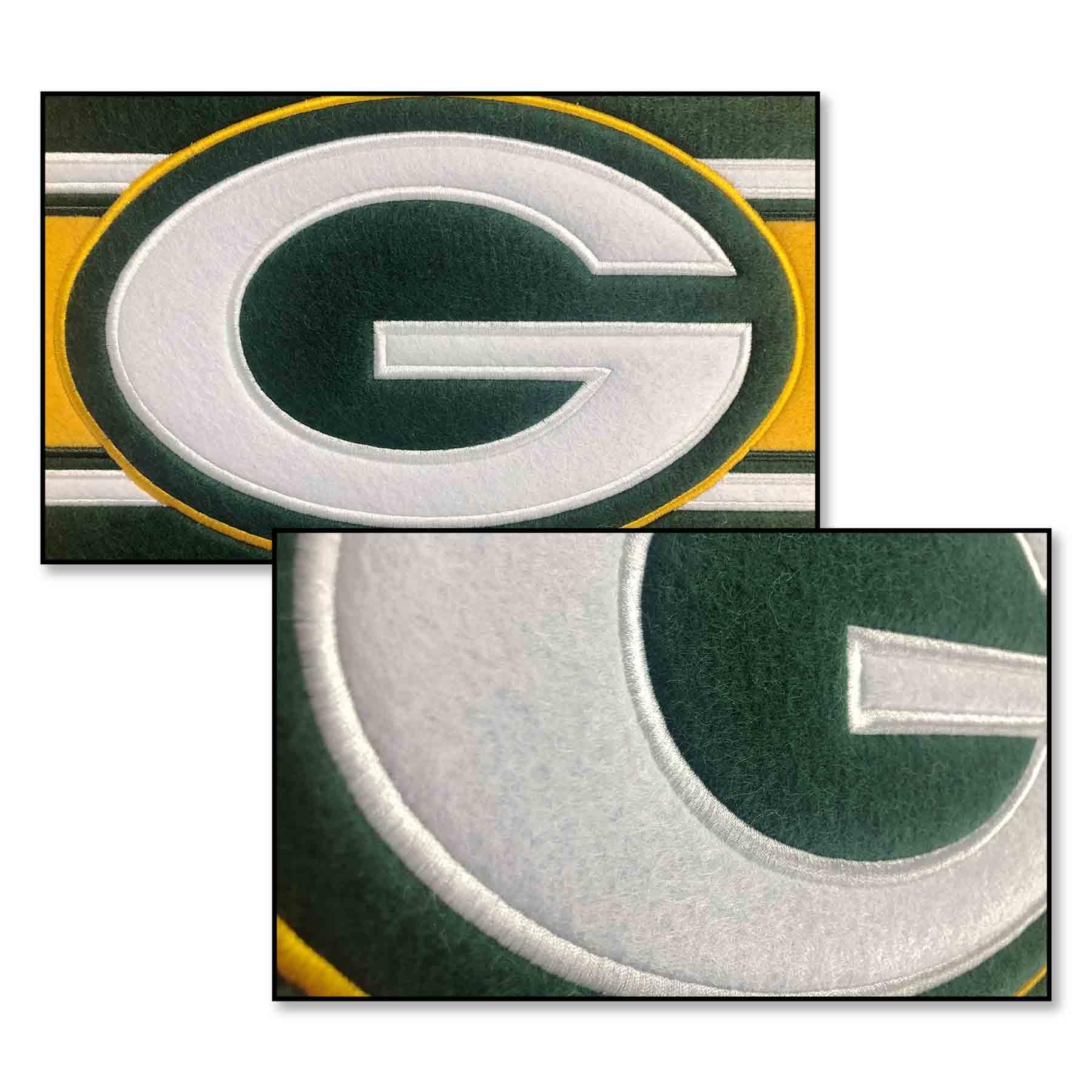 WinCraft Green Bay Packers Embroidered and Sewn Pennant - Sports Collectibles, Sports Memorabilia, Sports Fan Shop, Sports Gifts