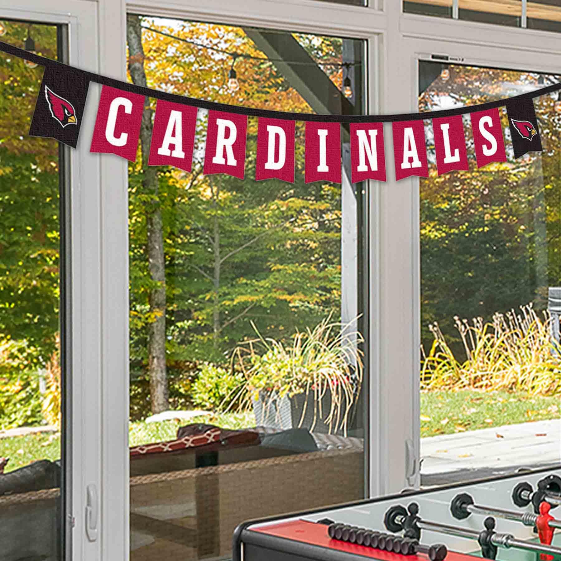 WinCraft Arizona Cardinals Banner String Pennant Flags - Sports Collectibles, Sports Memorabilia, Sports Fan Shop, Sports Gifts