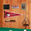 College Flags & Banners Co. Winston Salem State Rams Pennant Flag and Wall Tack Mount Pads - Sports Collectibles, Sports Memorabilia, Sports Fan Shop, Sports Gifts