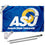 College Flags & Banners Co. Angelo State University Rams Flag and Pole Bracket Mount Bundle - Sports Collectibles, Sports Memorabilia, Sports Fan Shop, Sports Gifts