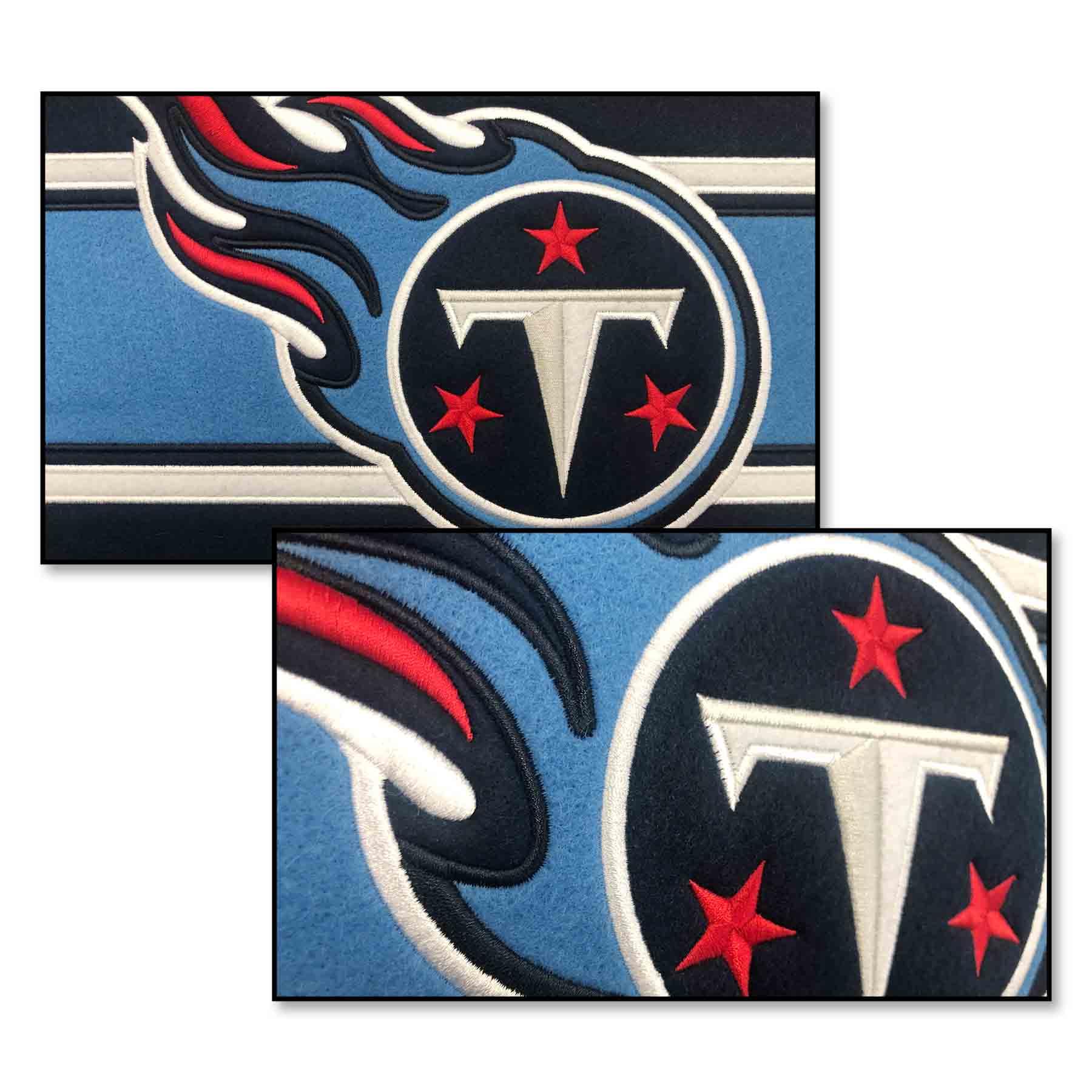 WinCraft Tennessee Titans Embroidered and Sewn Pennant - Sports Collectibles, Sports Memorabilia, Sports Fan Shop, Sports Gifts