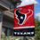 WinCraft Houston Texans Two Sided House Flag - Sports Collectibles, Sports Memorabilia, Sports Fan Shop, Sports Gifts