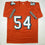Autographed/Signed Zach Thomas Miami Orange Football Jersey JSA COA