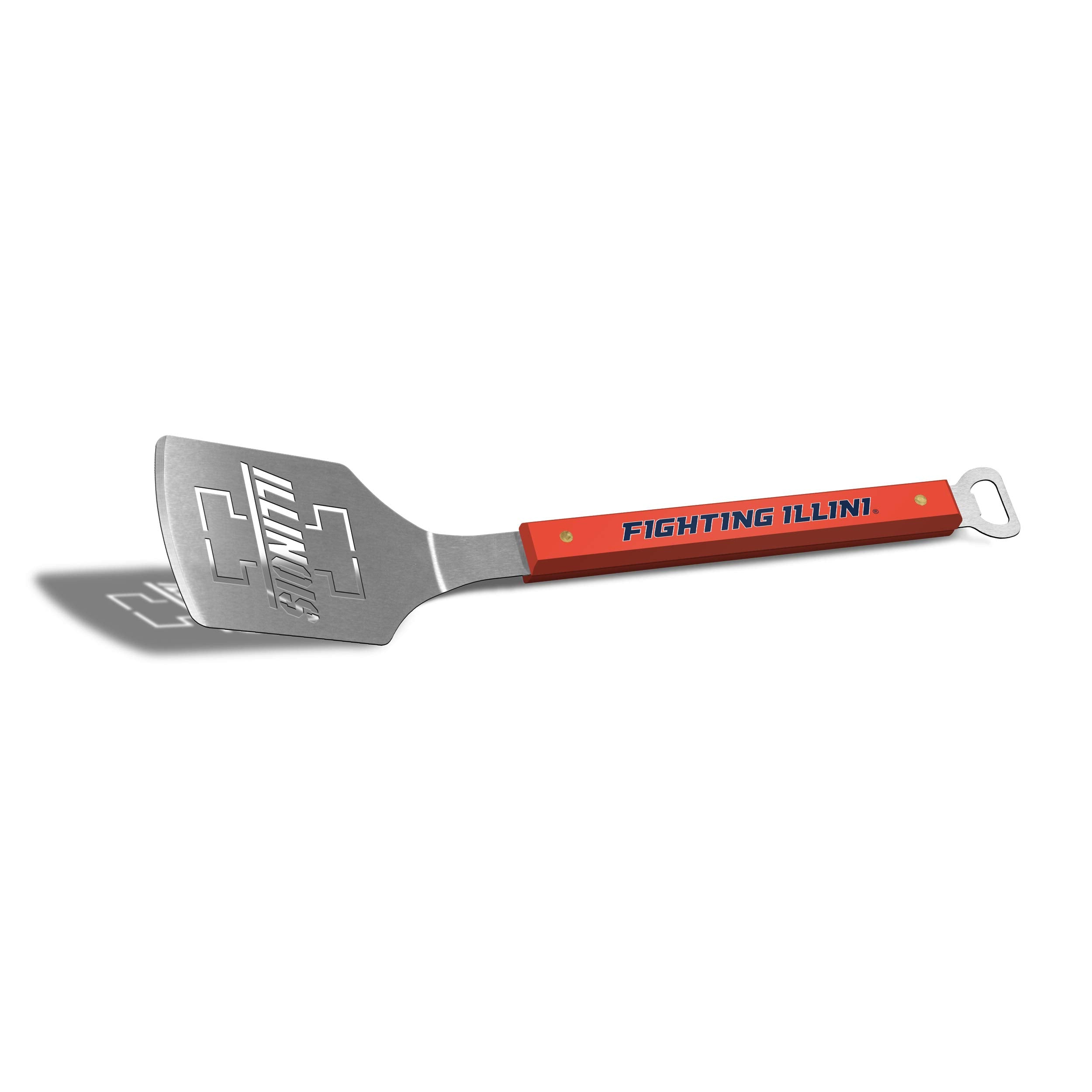 NCAA Illinois Fighting Illini Spirit Series Sportula Stainless Steel Grilling Spatula - Sports Collectibles, Sports Memorabilia, Sports Fan Shop, Sports Gifts