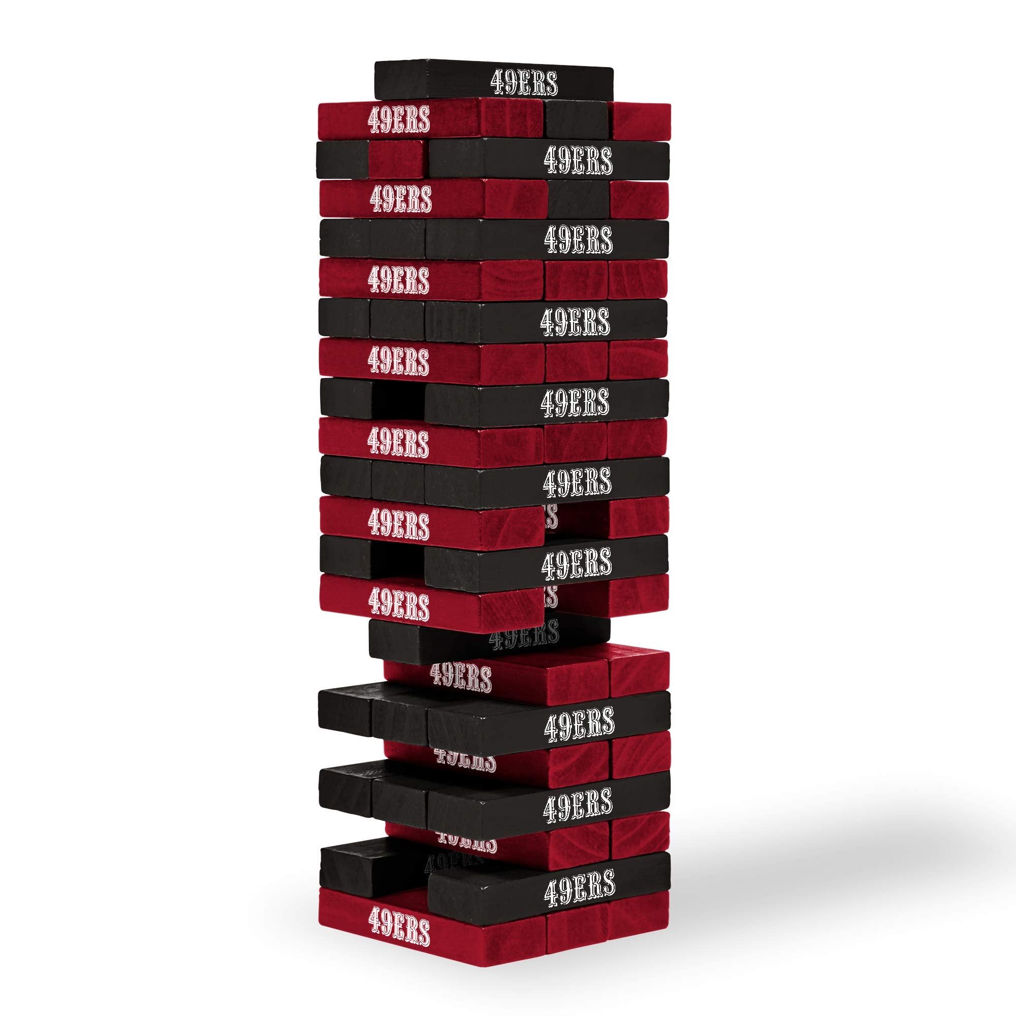 Wild Sports NFL San Francisco 49ers Table Top Stackers Game , 3" x 1" x .5" - Sports Collectibles, Sports Memorabilia, Sports Fan Shop, Sports Gifts