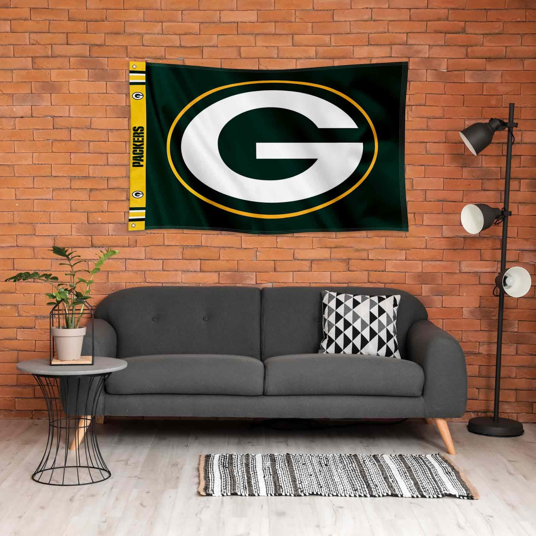 WinCraft Green Bay Packers Printed Header 3x5 Foot Banner Flag - Sports Collectibles, Sports Memorabilia, Sports Fan Shop, Sports Gifts