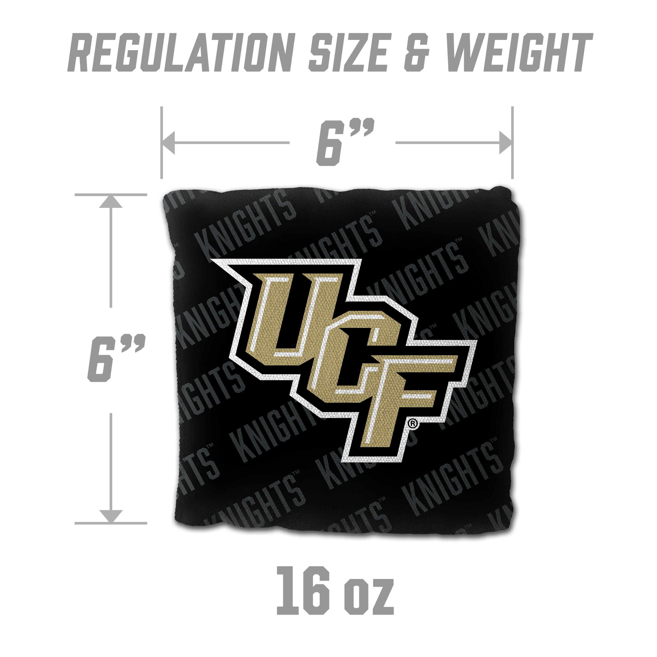 YouTheFan NCAA Central Florida Knights Cornhole Bags - 4PK - Black - Sports Collectibles, Sports Memorabilia, Sports Fan Shop, Sports Gifts