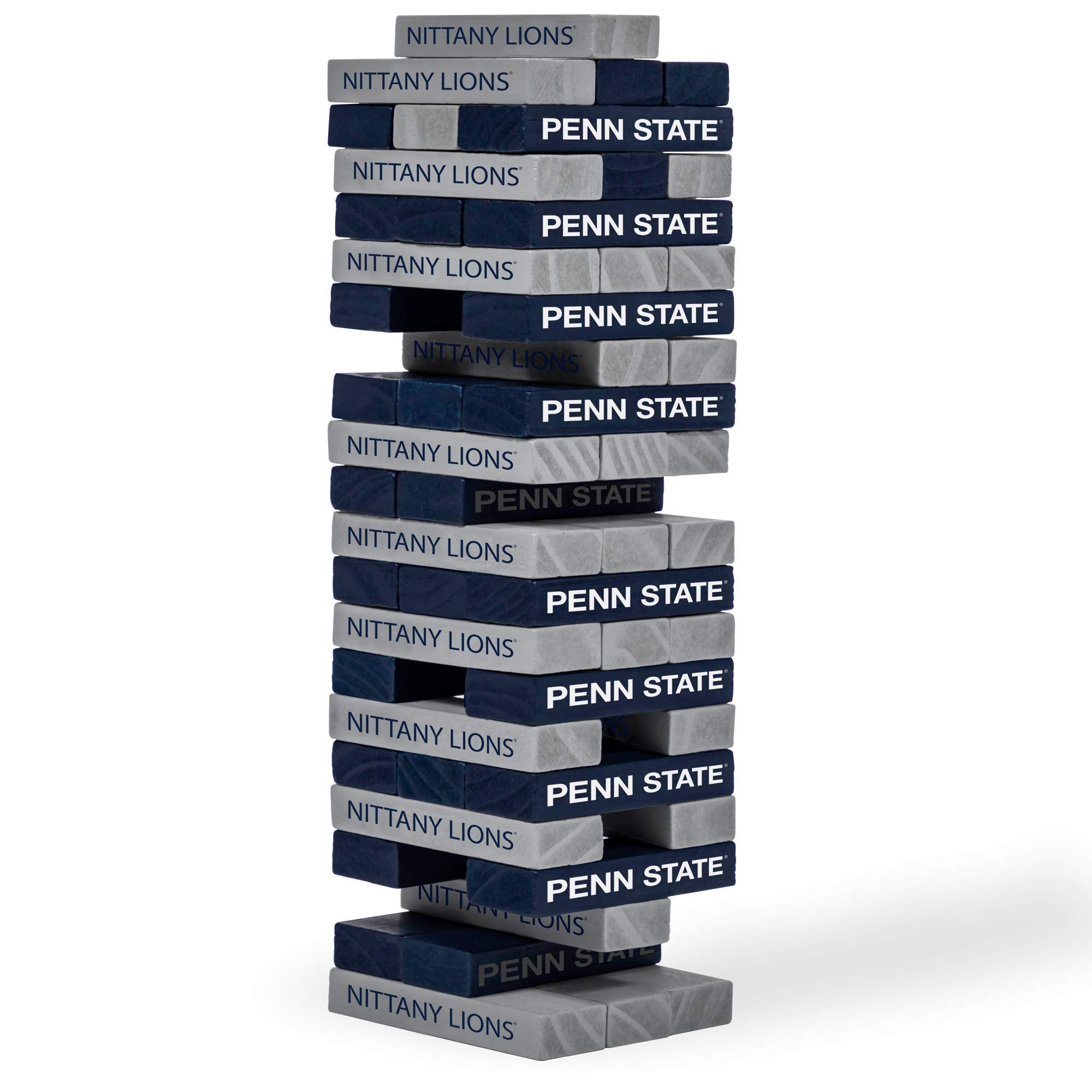Wild Sports NCAA Penn State Nittany Lions Table Top Stackers 3" x 1" x .5", Team Color - Sports Collectibles, Sports Memorabilia, Sports Fan Shop, Sports Gifts