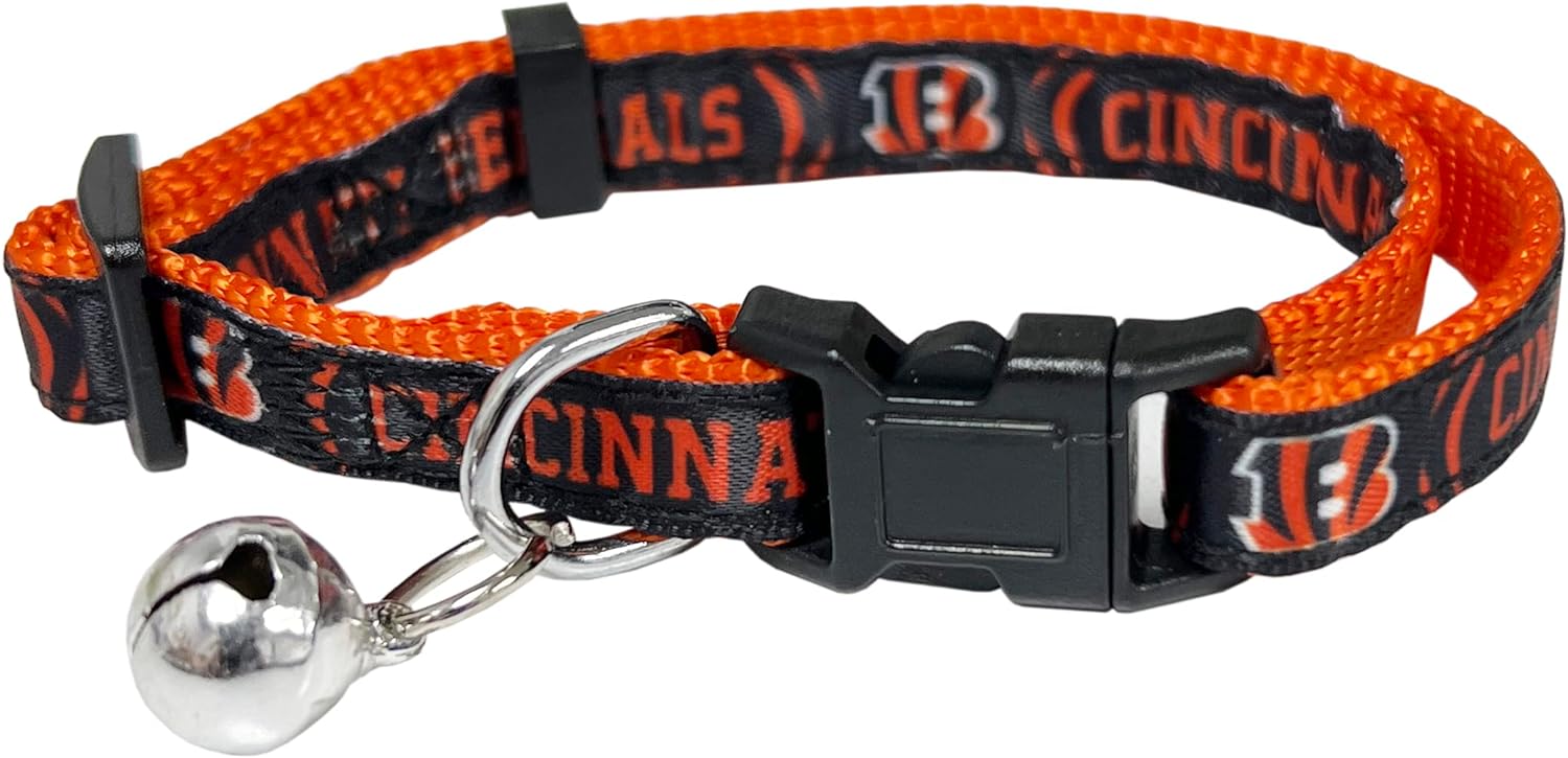 Cincinnati Bengals Satin Cat Collar