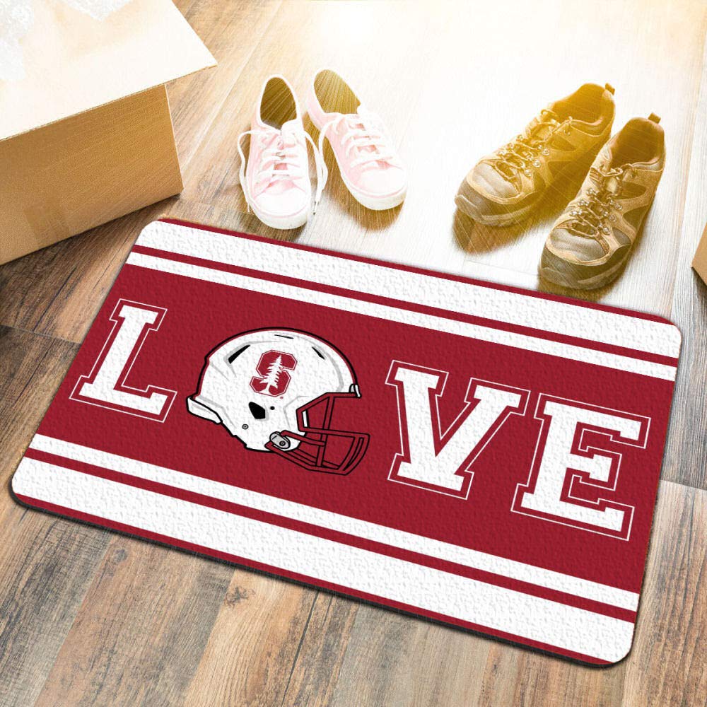 College Flags & Banners Co. Stanford Cardinal Love Utility Man Cave Door Mat - Sports Collectibles, Sports Memorabilia, Sports Fan Shop, Sports Gifts