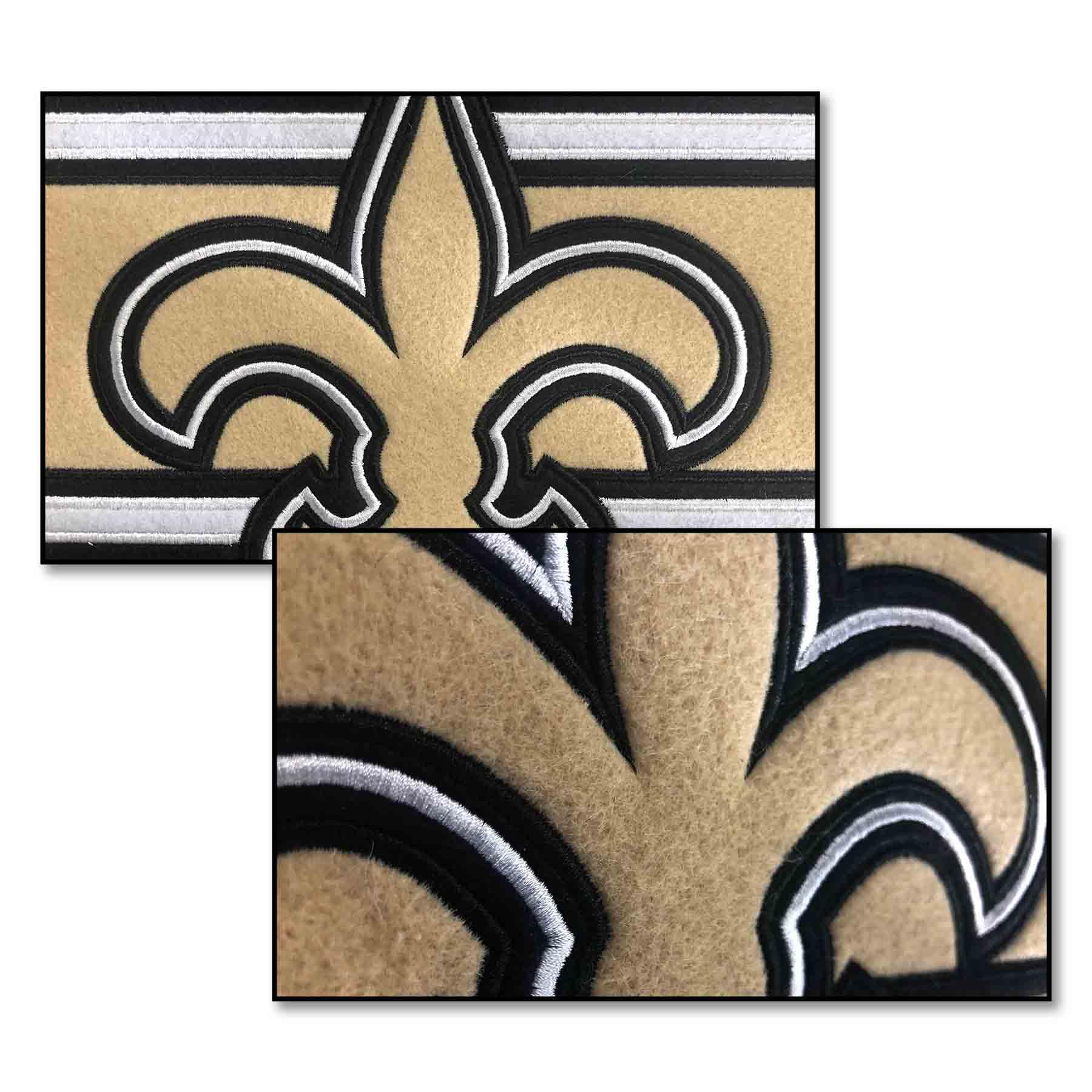 WinCraft New Orleans Saints Embroidered and Sewn Pennant - Sports Collectibles, Sports Memorabilia, Sports Fan Shop, Sports Gifts