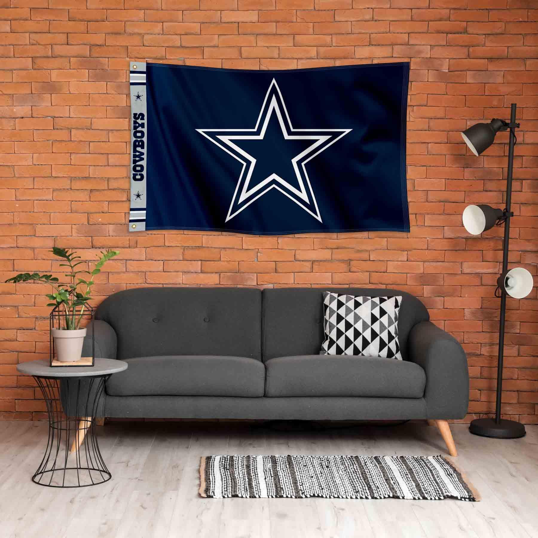 WinCraft Dallas Cowboys Printed Header 3x5 Foot Banner Flag - Sports Collectibles, Sports Memorabilia, Sports Fan Shop, Sports Gifts