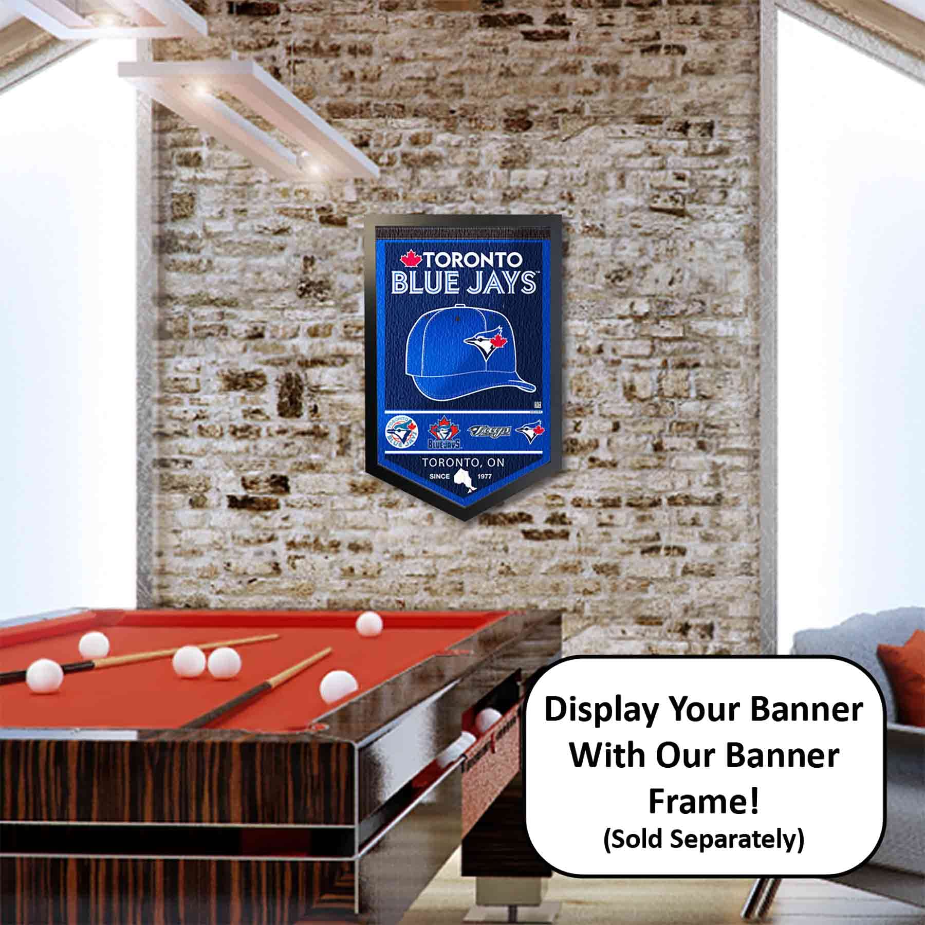 WinCraft Toronto Blue Jays Heritage History Banner Pennant - Sports Collectibles, Sports Memorabilia, Sports Fan Shop, Sports Gifts