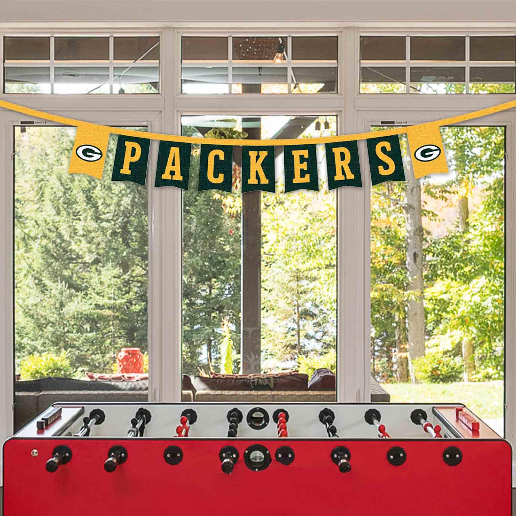 WinCraft Green Bay Packers Banner String Pennant Flags - Sports Collectibles, Sports Memorabilia, Sports Fan Shop, Sports Gifts