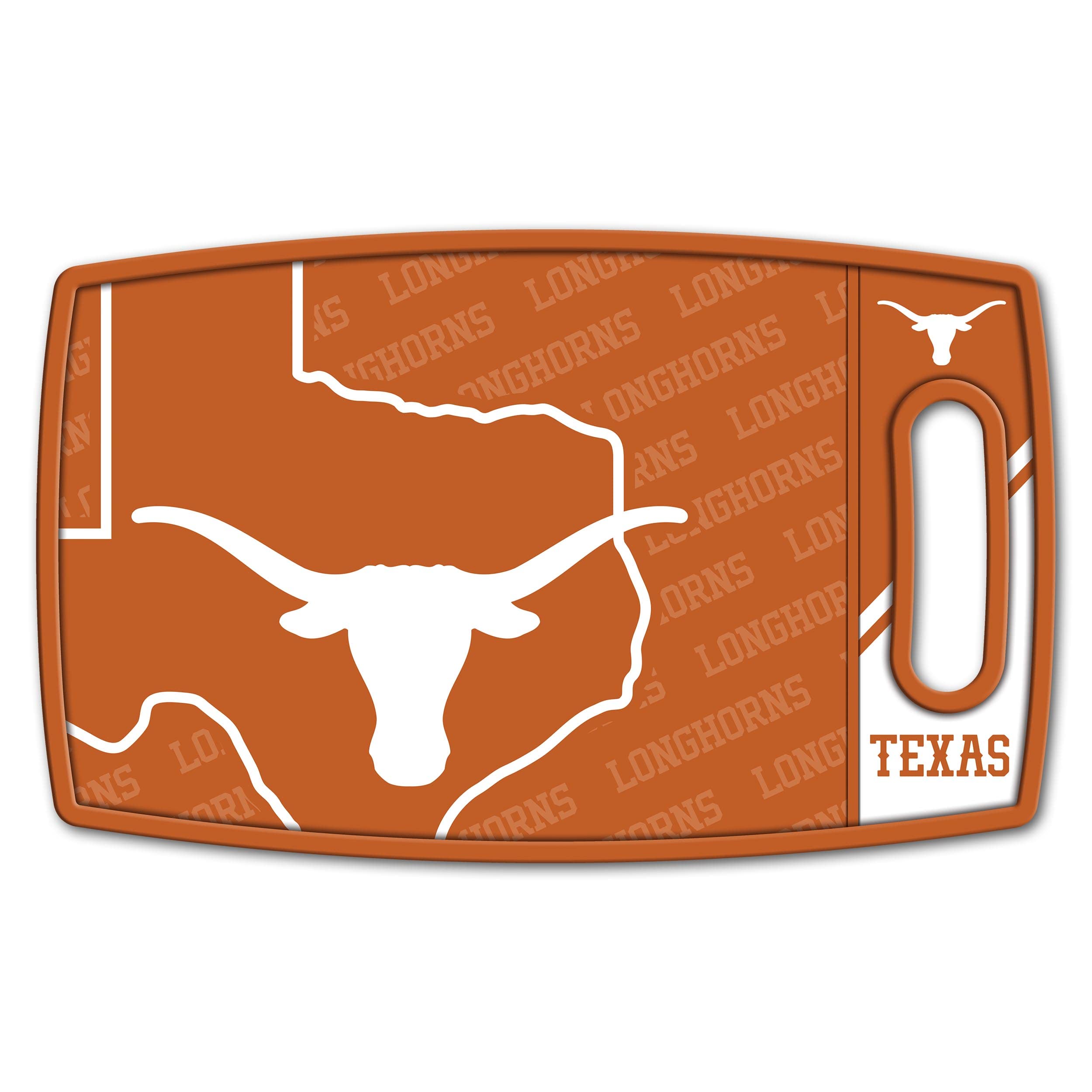 YouTheFan NCAA Texas Longhorns Logo Series Cutting Board - Sports Collectibles, Sports Memorabilia, Sports Fan Shop, Sports Gifts