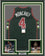 Framed Autographed/Signed Sidney Moncrief 35x39 Milwaukee Green/Red Basketball Jersey PSA/DNA COA