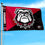 College Flags & Banners Co. Georgia Bulldogs Bold Logo Premium Flag - Sports Collectibles, Sports Memorabilia, Sports Fan Shop, Sports Gifts