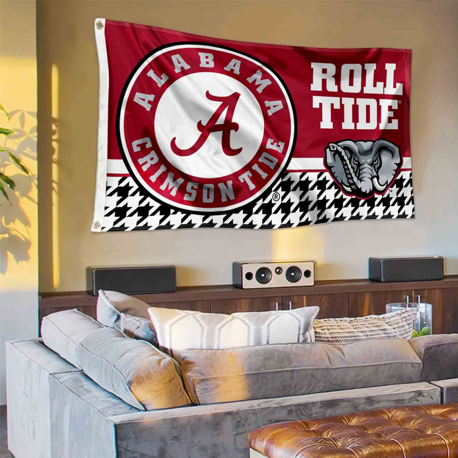 Alabama Crimson Tide 3x5 Banner Flag - Sports Collectibles, Sports Memorabilia, Sports Fan Shop, Sports Gifts