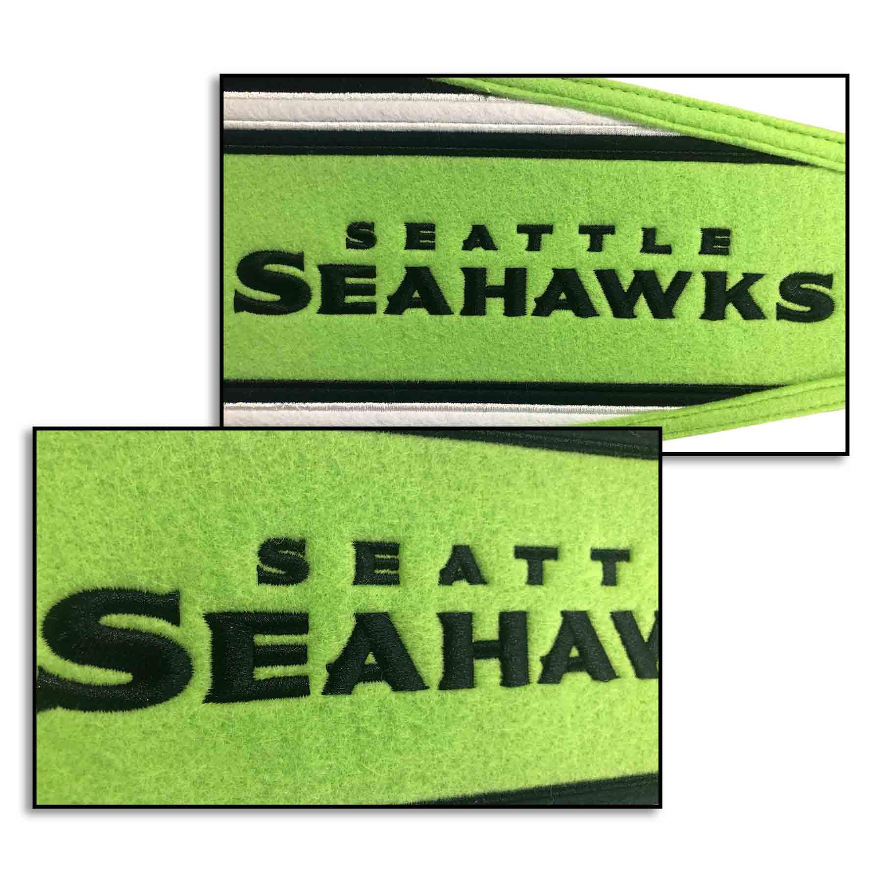 WinCraft Seattle Seahawks Embroidered and Sewn Pennant - Sports Collectibles, Sports Memorabilia, Sports Fan Shop, Sports Gifts