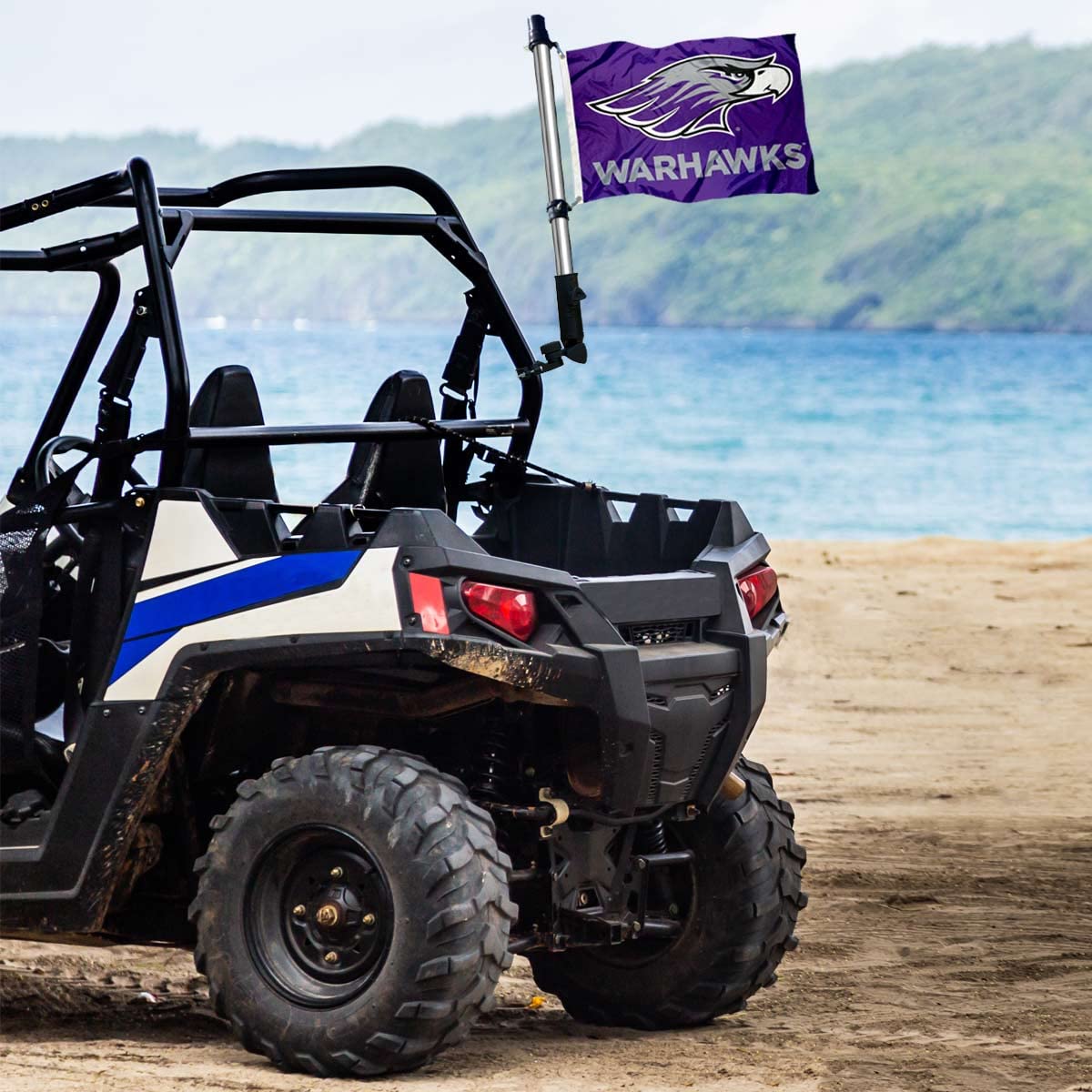 College Flags & Banners Co. Wisconsin Whitewater Warhawks Boat and Nautical Flag - Sports Collectibles, Sports Memorabilia, Sports Fan Shop, Sports Gifts